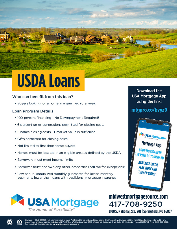 USDA home loans Springfield, MO